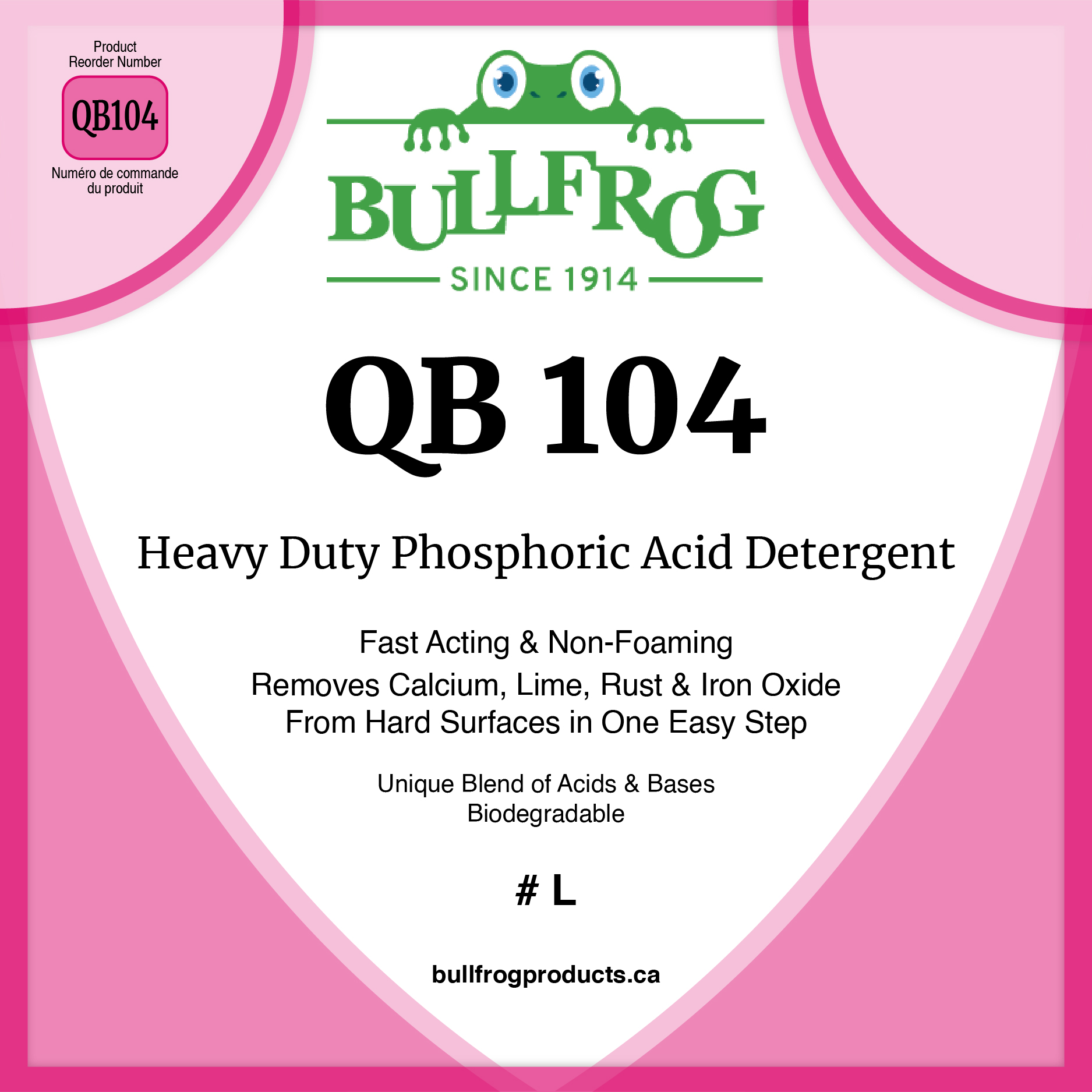 QB 104 front label image